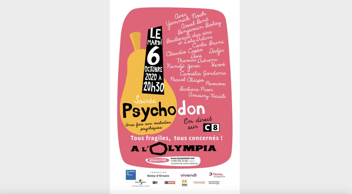 Grosse soirée à l'Olympia le 6 octobre pour le Psychodon