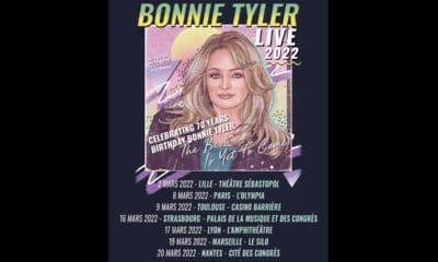 Bonnie Tyler en concert à Paris et en tournée en 2022