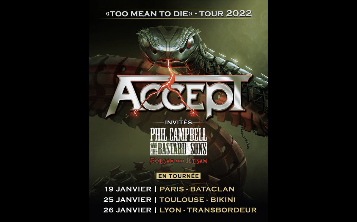 ACCEPT annonce les dates de sa tournée européenne