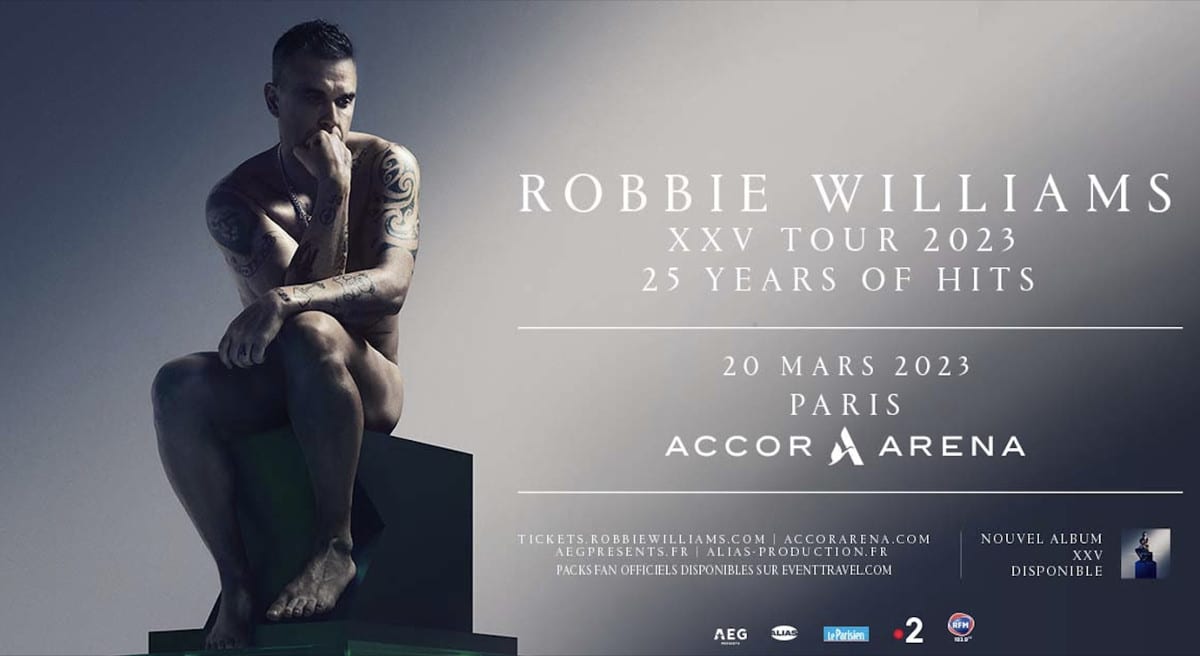 Robbie Williams concert Paris