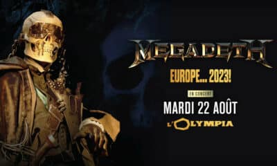 Megadeth concert Olympia 2023