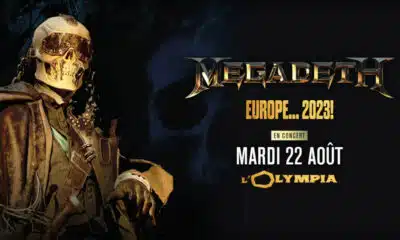 Megadeth concert Olympia 2023