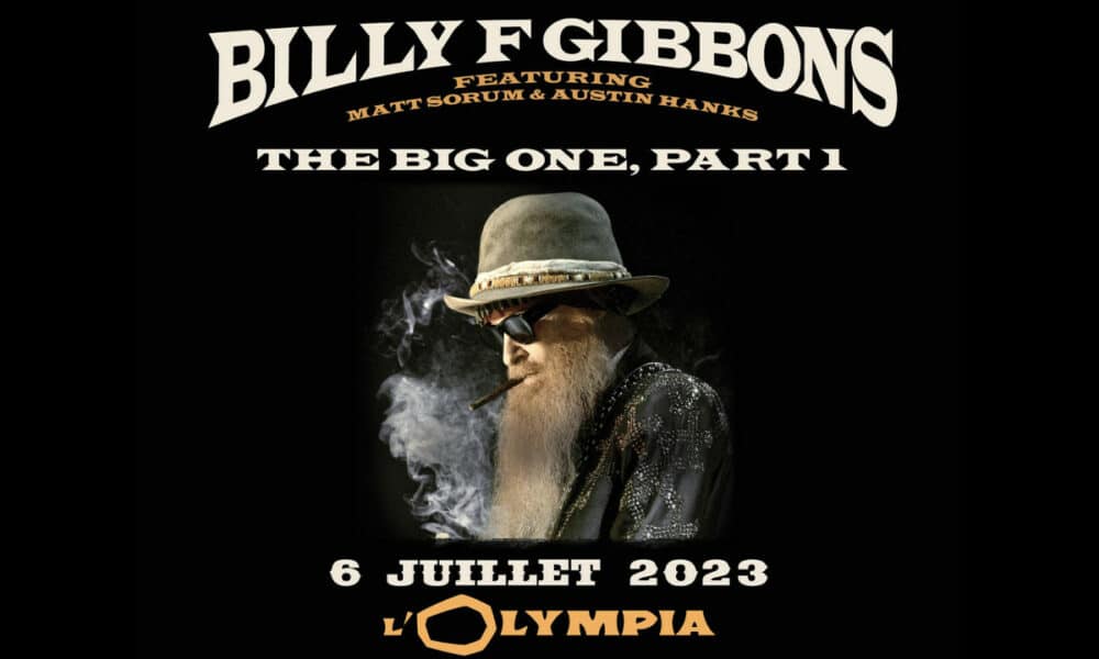 Billy F Gibbons en concert à l'Olympia