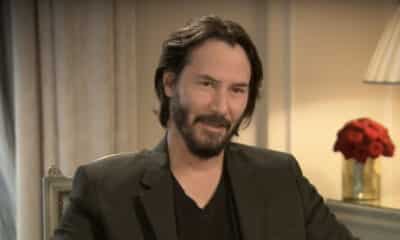 Portrait de l'acteur Keanu Reeves