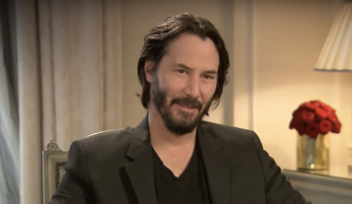 Portrait de l'acteur Keanu Reeves