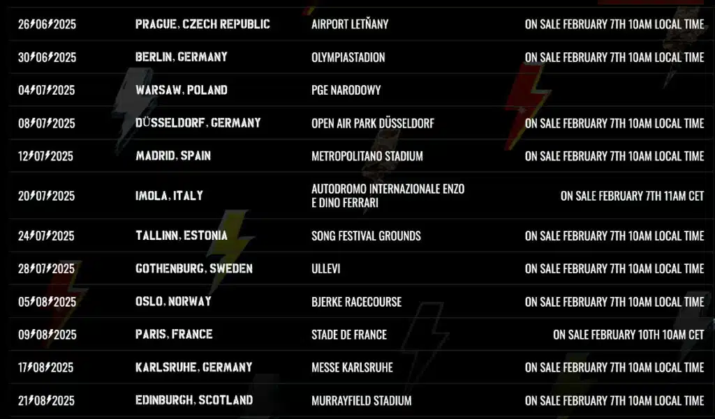 AC/DC de retour en France en 2025 47 AC/DC de retour en France en 2025 4