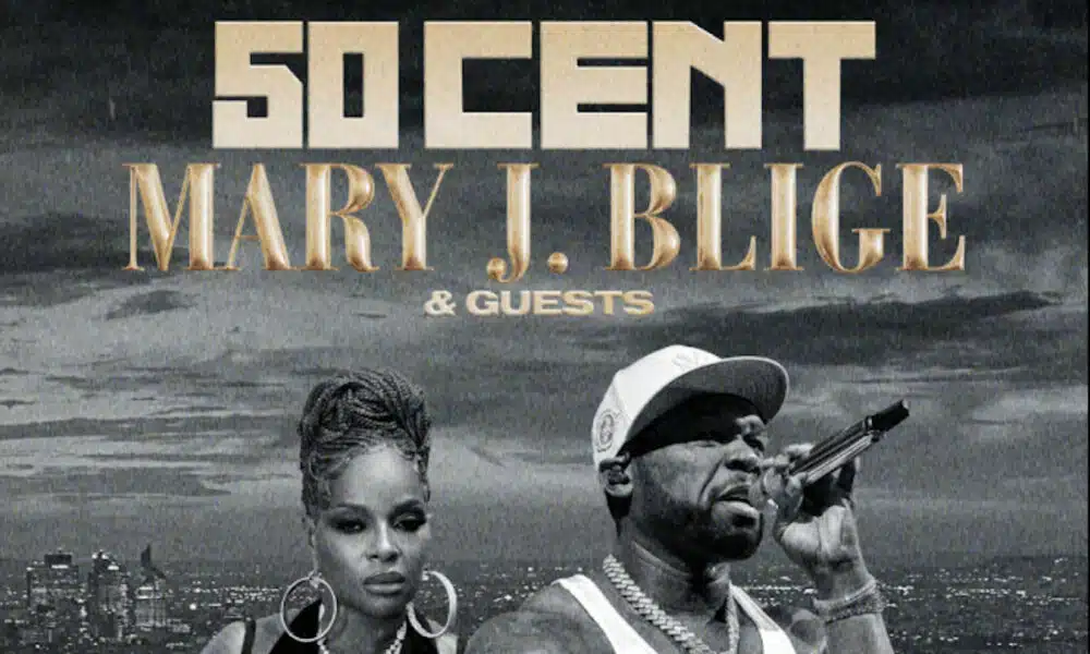 50 Cent & Mary J. Blige en concert à Paris