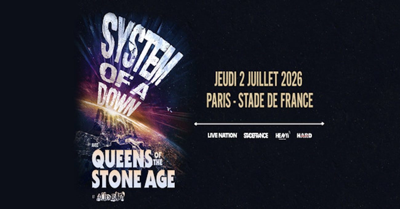 System Of A Down annonce un concert monumental en France pour 2026 46 System Of A Down concert france 2026