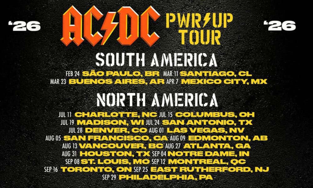 AC/DC Power Up Tour 2026