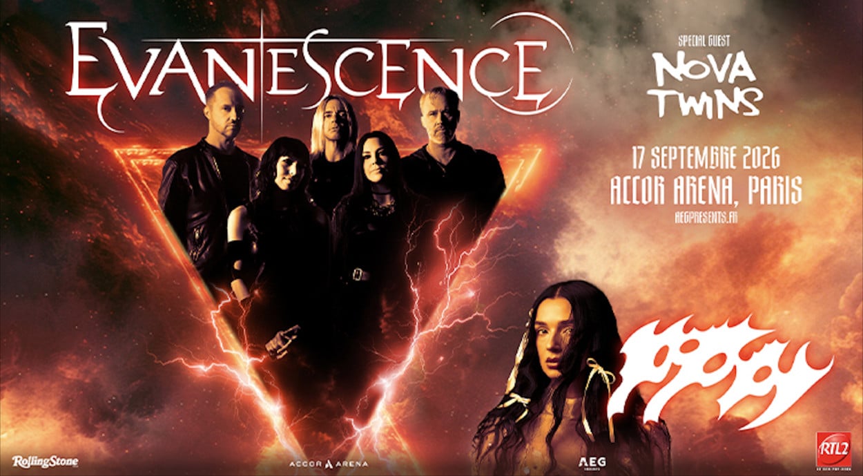 Evanescence concert Paris 2026
