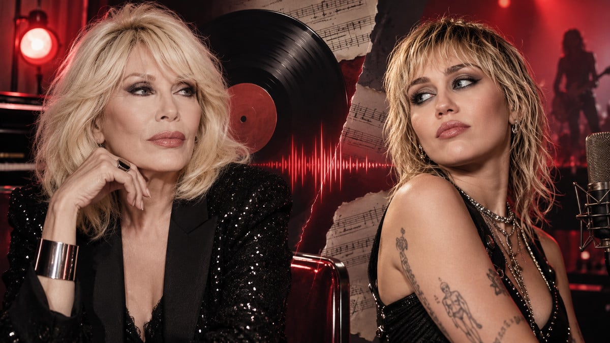 Amanda Lear Miley Cyrus accusation de plagiat Redlights