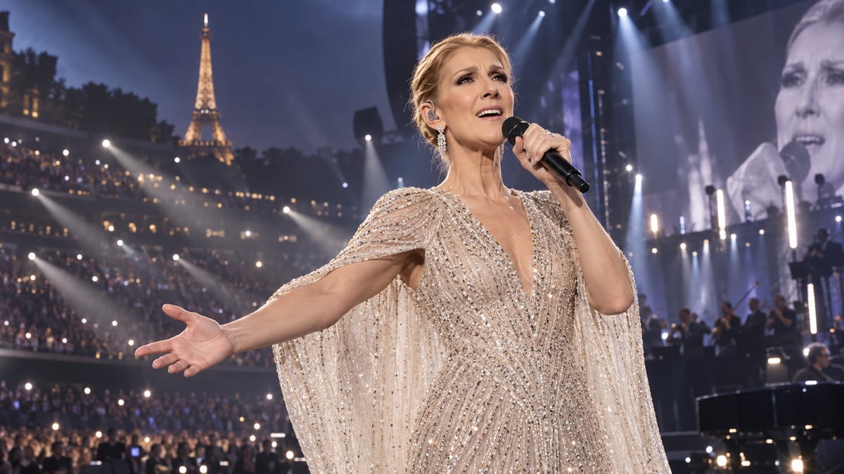 Céline Dion concert Paris à la Plenitude Arena