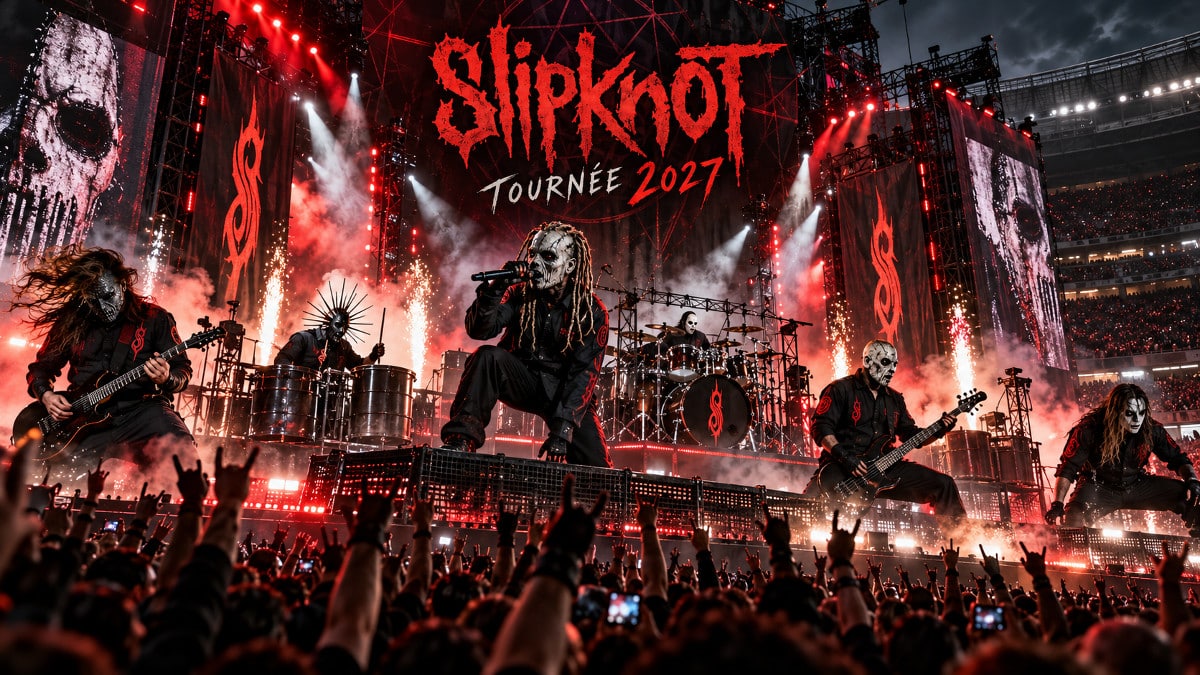 Slipknot tournée 2027 avec le groupe sur scène