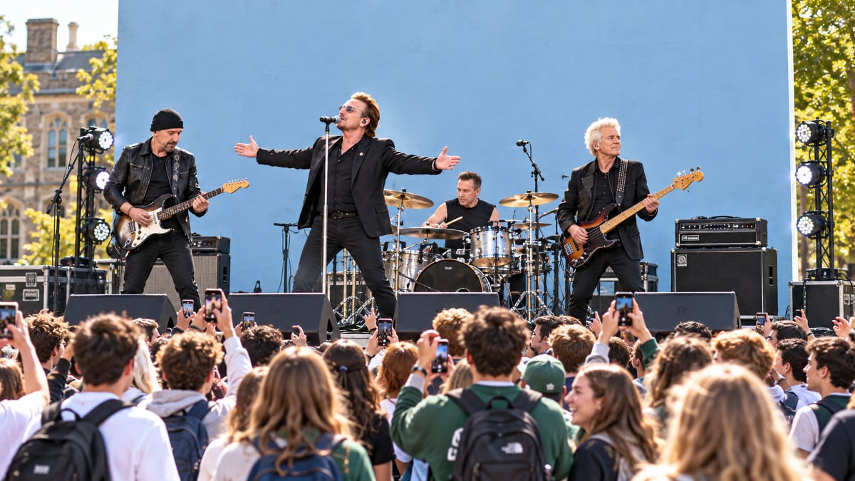 Concert U2 50 ans