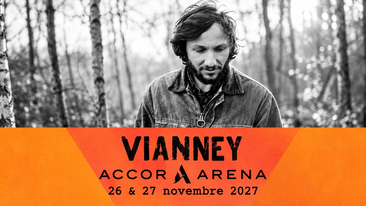 Vianney en concert, attendu à l’Accor Arena de Paris en novembre 2027
